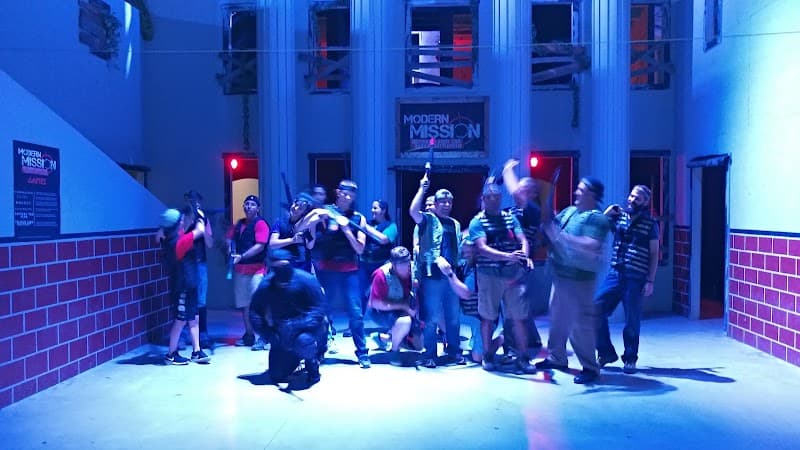 Modern Mission - Outdoor Laser Tag + Airsoft + Axe Throwing - Indoor Laser Tag