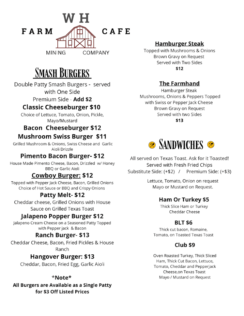 W.H. Farm Cafe Mining Co. photo 4